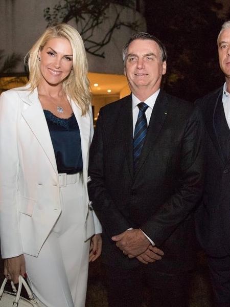 Ana Hickmann se encontra com Jair Bolsonaro pela primeira vez - Reprodução/Instagram