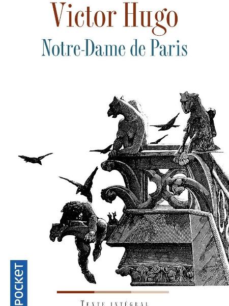 Capa do livro "Notre-Dame de Paris" que está entre os mais vendidos na França - Divulgação