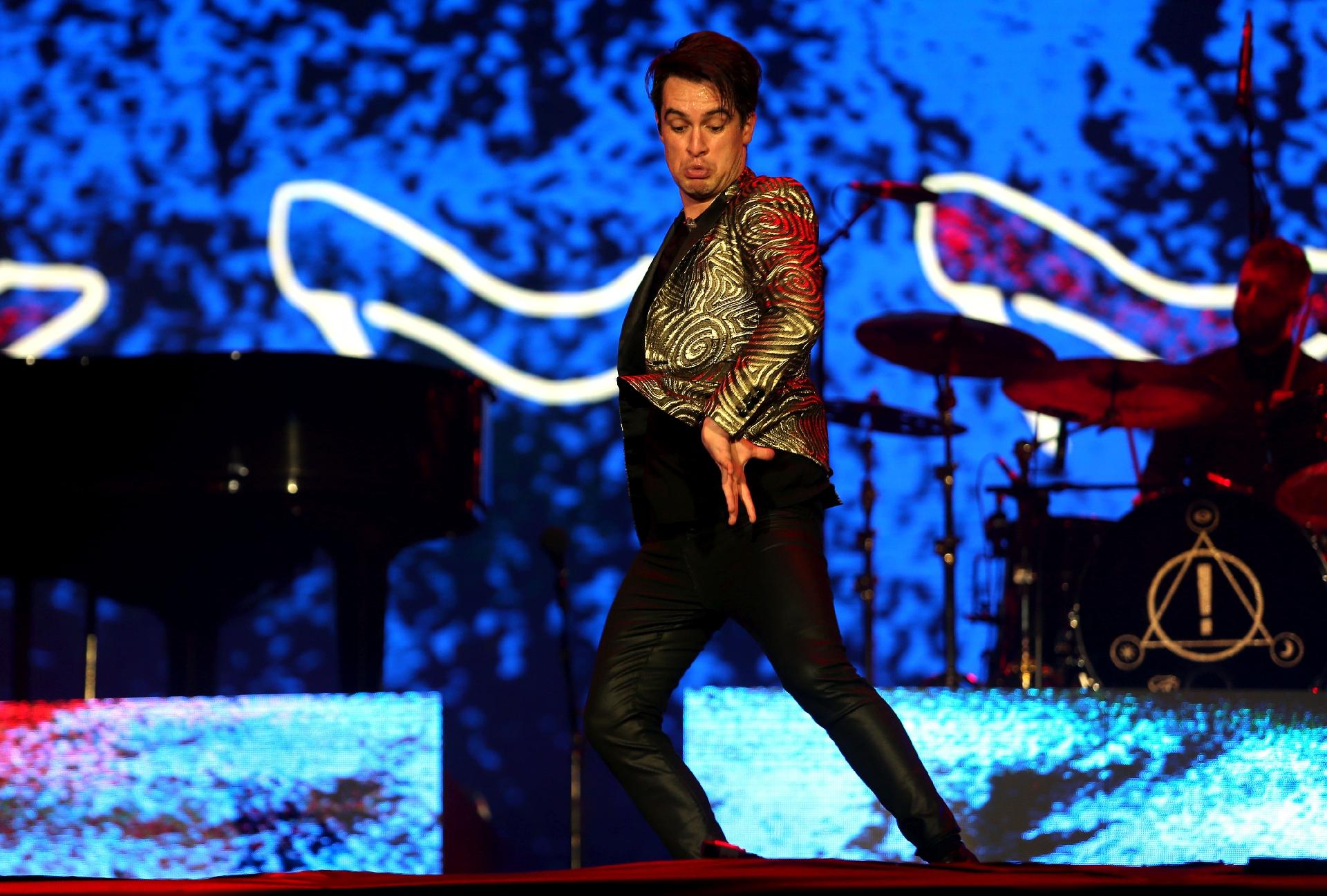 Vocalista Brendon Urie, da banda Panic! At the Disco, se apresenta no Rock in Rio - Wilton Júnior/Estadão Conteúdo