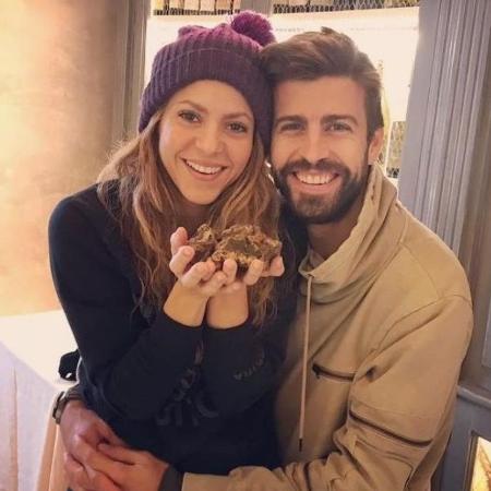 Shakira e o ex-marido, o zagueiro espanhol Gerard Piqué  - Reprodução