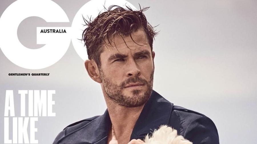 Chris Hemsworth na capa da revista GQ Austrália - Divulgação