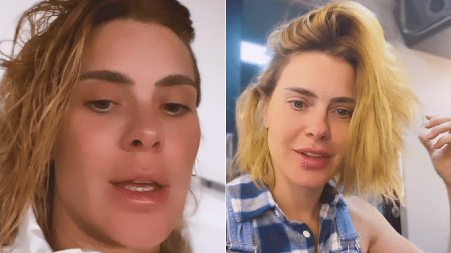 Carolina Dieckmann diz que está lavando os cabelos com sabonete - Reprodução/Instagram