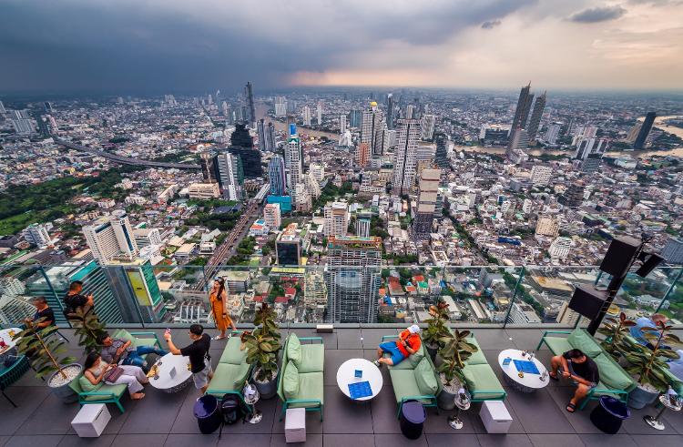 Rooftop do King Power Mahanakhon, na Tailândia - Getty Images - Getty Images