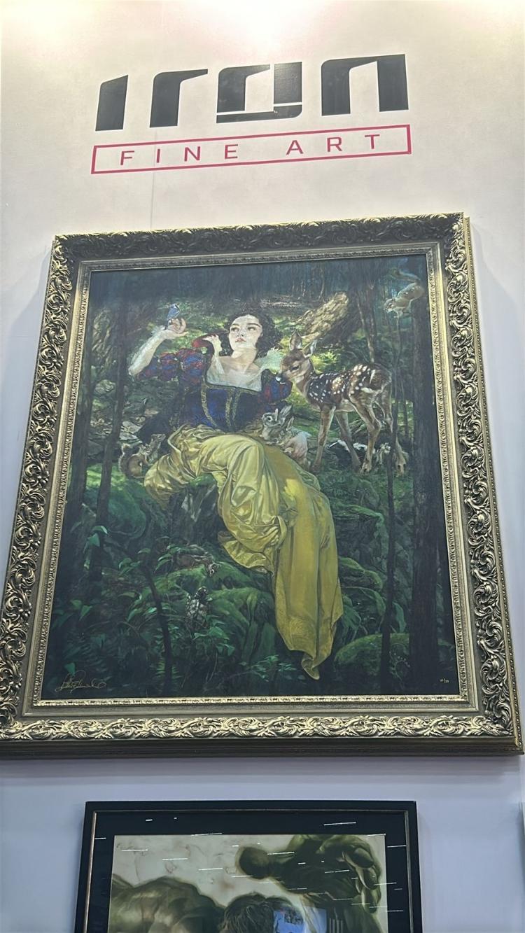 Quadro da Branca de Neve por Heather Edwards: a obra de aproximadamente 1,80 m está disponível por R$ 50 mil