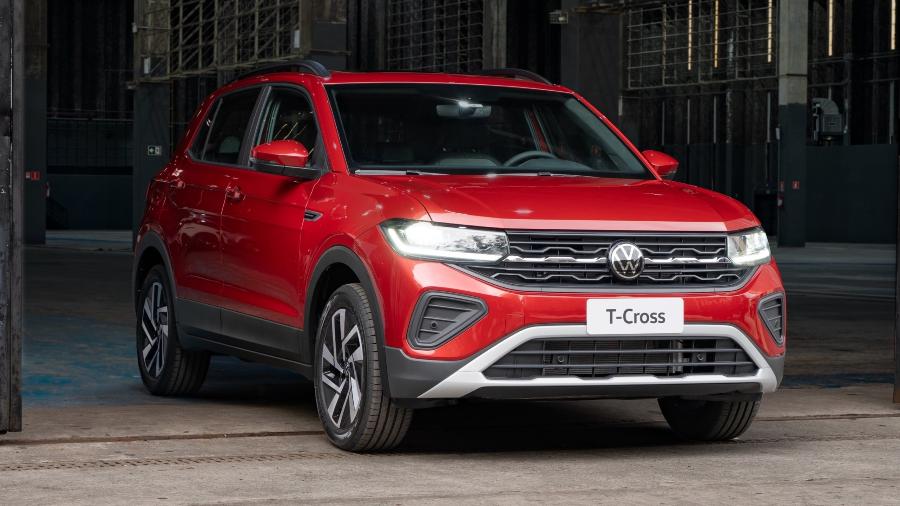 Volkswagen T-Cross teve quase 45.000 unidades emplacadas no primeiro semestre de 2025 - Divulgação