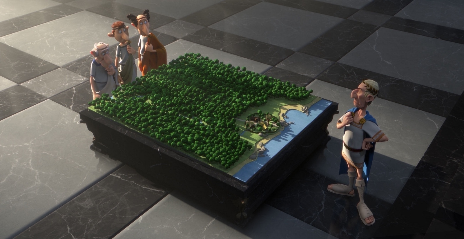 Cena do Filme "Asterix e o Domínio dos Deuses" - Divulgação