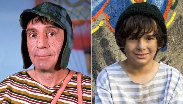 Leônidas José interpreta Moleque, versão brasileira de Chaves, personagem de Roberto Gómez Bolaños em "Chaves", no curta-metragem "Moleque" - Montagem/Reprodução/Televisa/Filipe Tavares/Divulgação