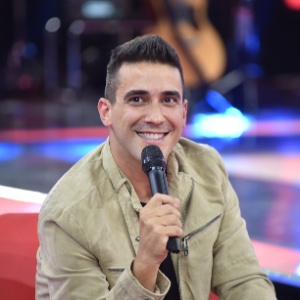 23.nov.2016 - André Marques substitui Tiago Leifert no comando do "The Voice Kids" - Mauricio Fidalgo /Globo - Mauricio Fidalgo /Globo