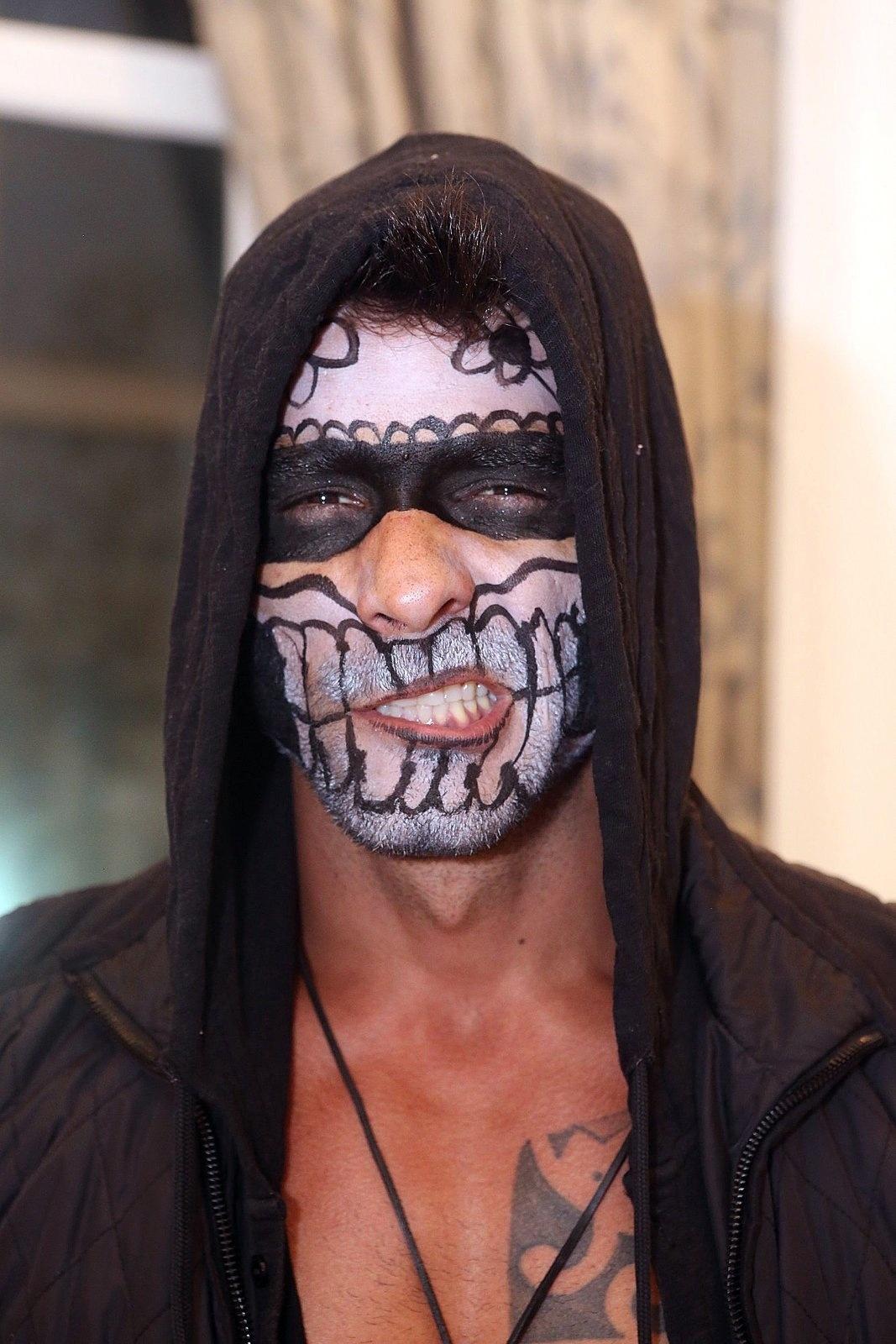 Ex-BBB Diego Grossi faz careta para entrar no clima de Halloween - Marcos Ferreira/Brazil News