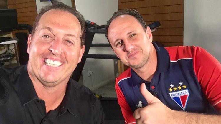 O "Aqui com Benja" deste sábado, a partir das 23h no Fox Sports, recebe o ídolo do São Paulo e atual técnico do Fortaleza, Rogério Ceni - Divulgação - Divulgação