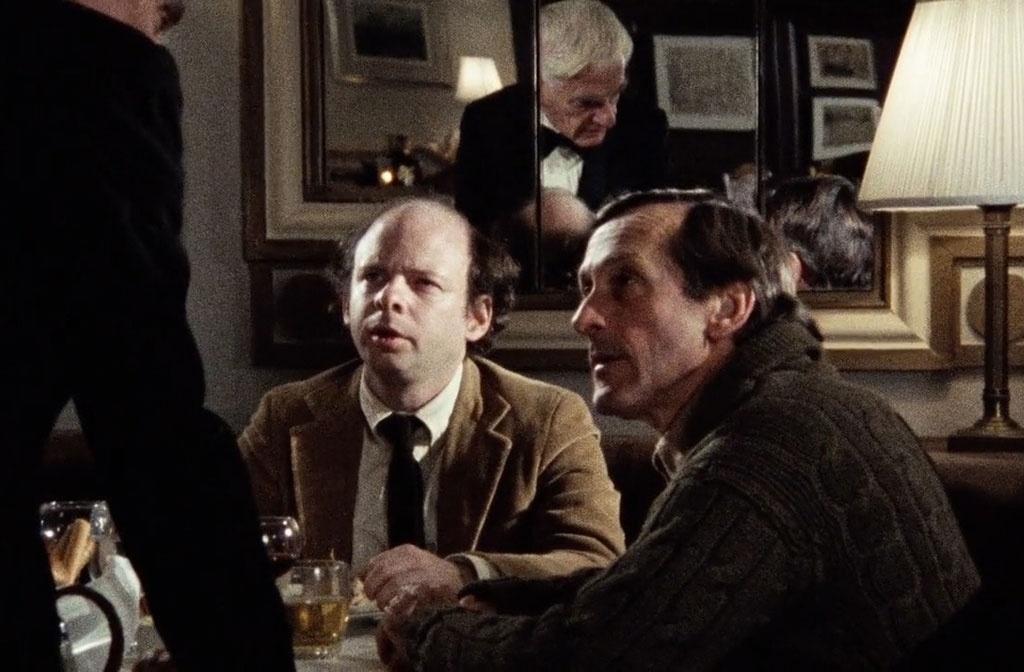 Wallace Shawn, Andre Gregory e Jean Lenauer em cena de "Meu Jantar com André" (1981) - Divulgação
