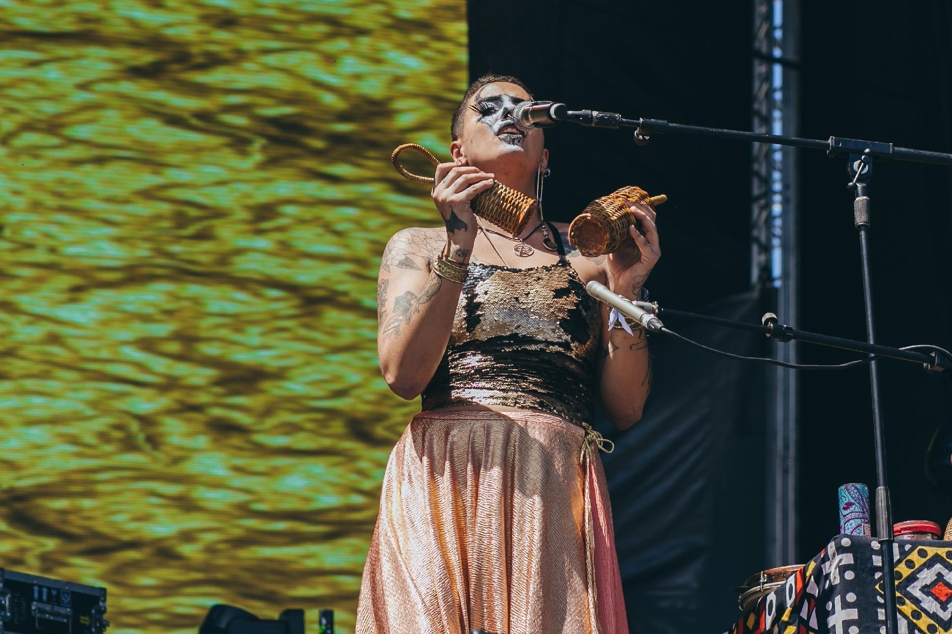 A banda Francisco, el Hombre se apresenta no último dia de Lollapalooza 2018 - Felipe Gabriel/UOL