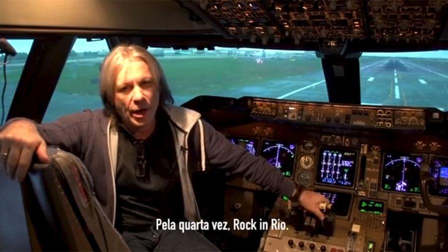 Bruce Dickinson manda recado sobre o Rock in Rio para os fãs brasileiros - Reprodução/Facebook