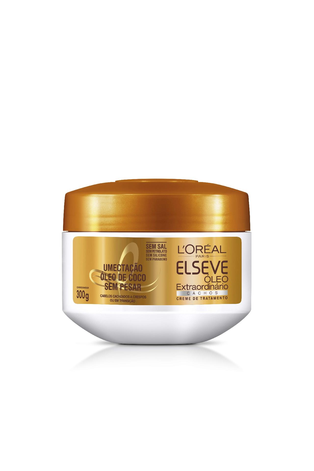 Creme de tratamento Elseve Cachos, R$ 17,39, L'Oréal Paris, lorealparis.com.br - Divulgação