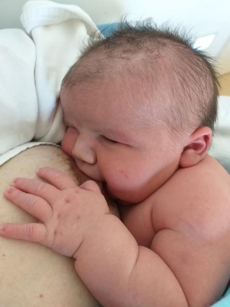 Rafael nasceu com 37 semanas e quase 6 quilos - Arquivo Pessoal