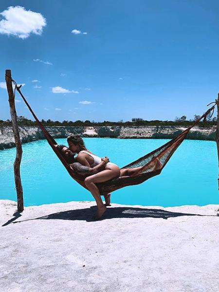 Bruno Gagliasso e Giovanna Ewbank em Jericoacoara, no Ceará - Reprodução/Instagram