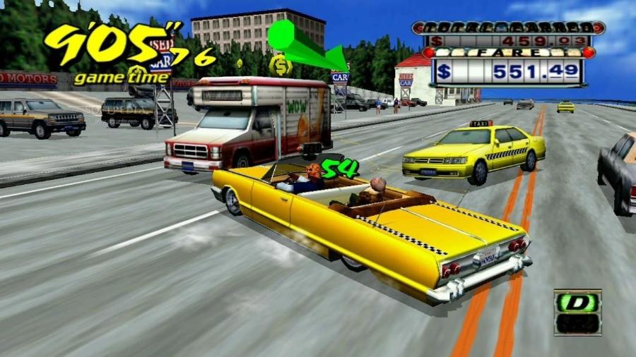 "Crazy Taxi" é um dos jogos que a Sega removerá tanto do Xbox como do Steam - Divulgação/SEGA