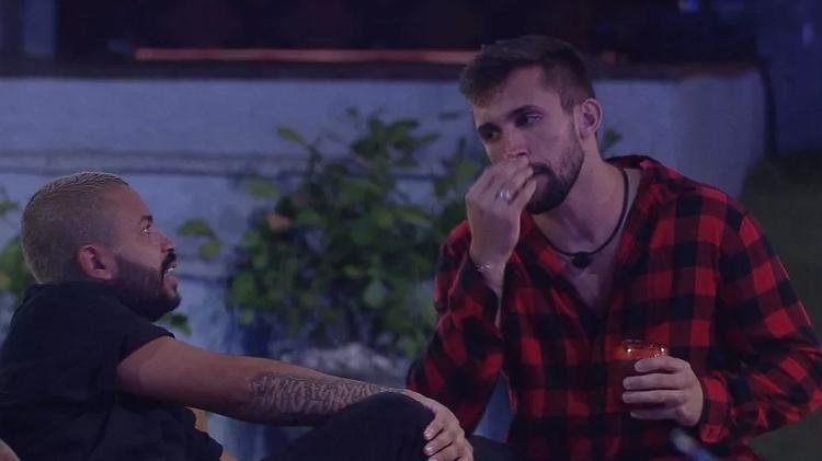 BBB 21: Projota e Arthur falam sobre próxima formação de paredão - Reprodução/Globoplay - Reprodução/Globoplay