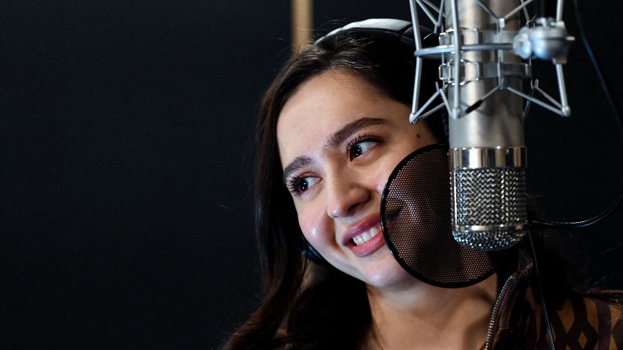A cantora Manizha representa a Rússia no Eurovision de 2021 - KIRILL KUDRYAVTSEV/AFP
