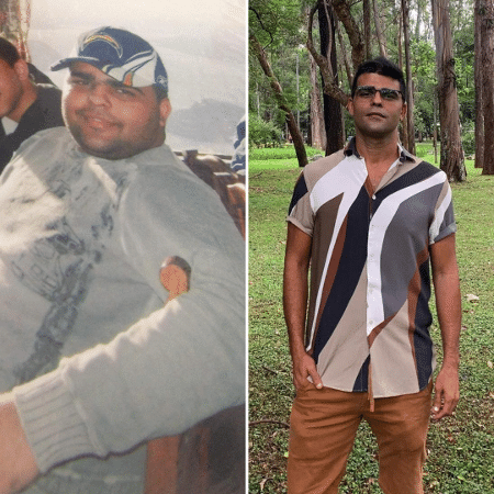 Como Emagreci Maurício - Arquivo pessoal - Arquivo pessoal