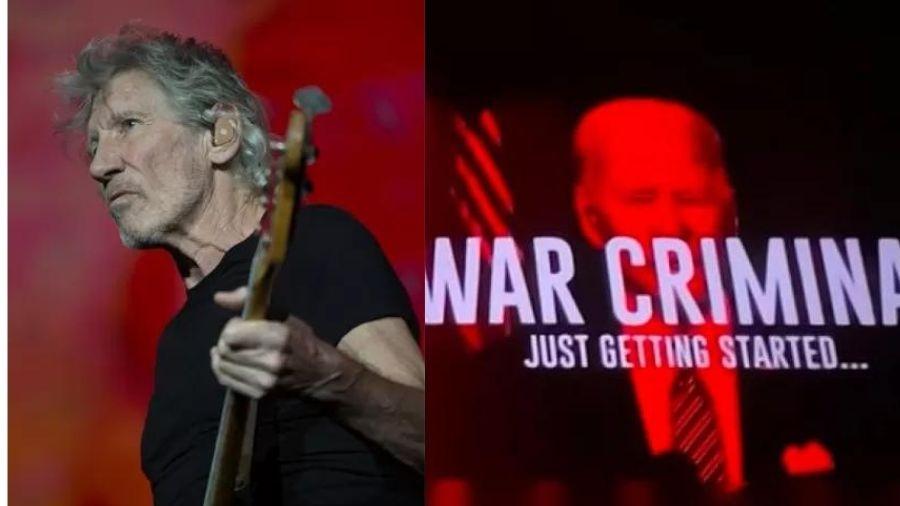Roger Waters protesta contra Joe Biden  - Leo Caobelli/UOL - Reprodução/Instagram 