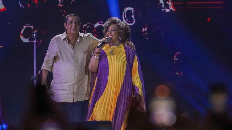 Alcione não podia faltar nessa festa do Zeca Pagodinho