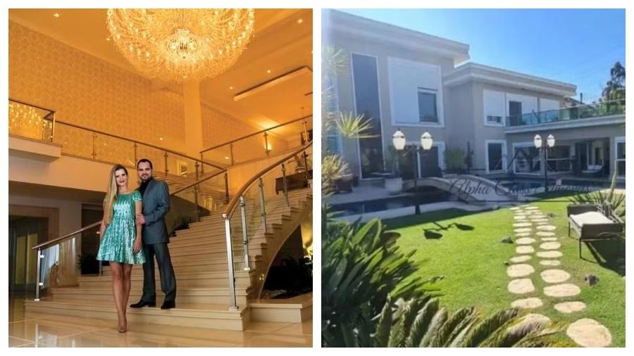 Luciano Camargo colocou à venda mansão de R$ 50 milhões que construiu para a esposa, Flávio