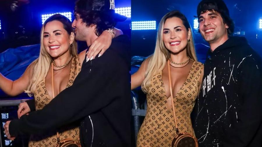 Deolane Bezerra e Fiuk apareceram juntos em diversos shows, aumentando os rumores de affair