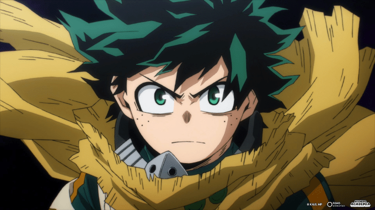 Deku em "My Hero Academia"