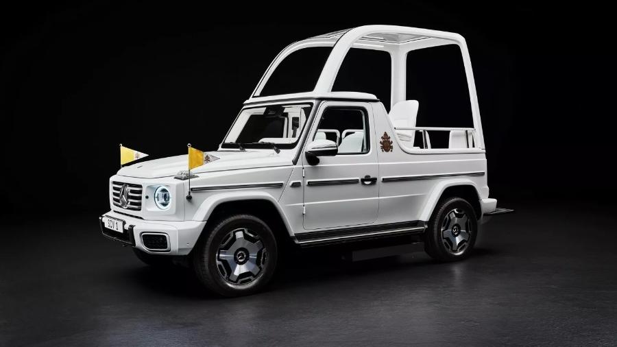 Papamóvel adaptado de Mercedes G 580 EQ 