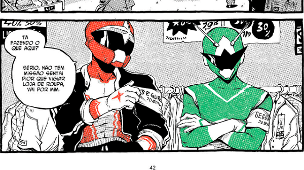 Quadrinho da série 'Shin Zero'