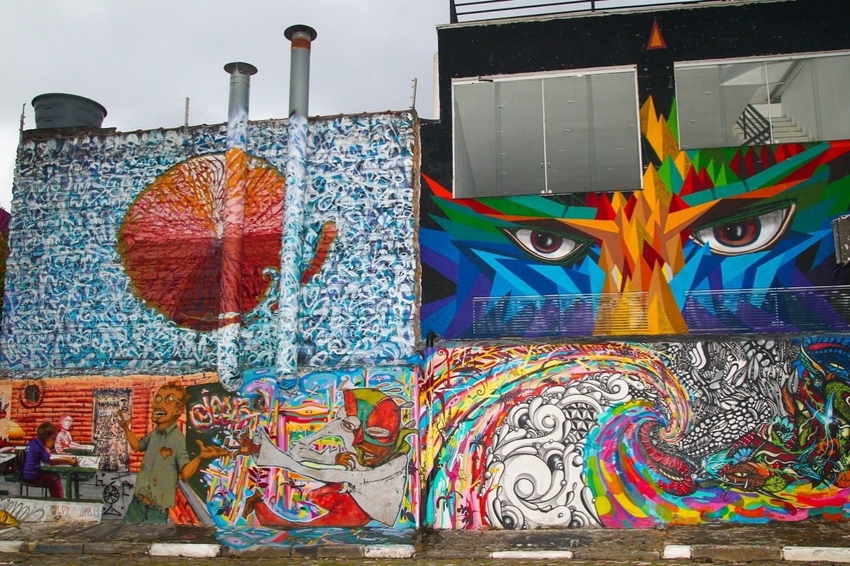 24.jun.2015 - Imagem de grafite no bairro da Vila Madalena, zona oeste da capital paulista - Manuela Scarpa/Photo Rio News