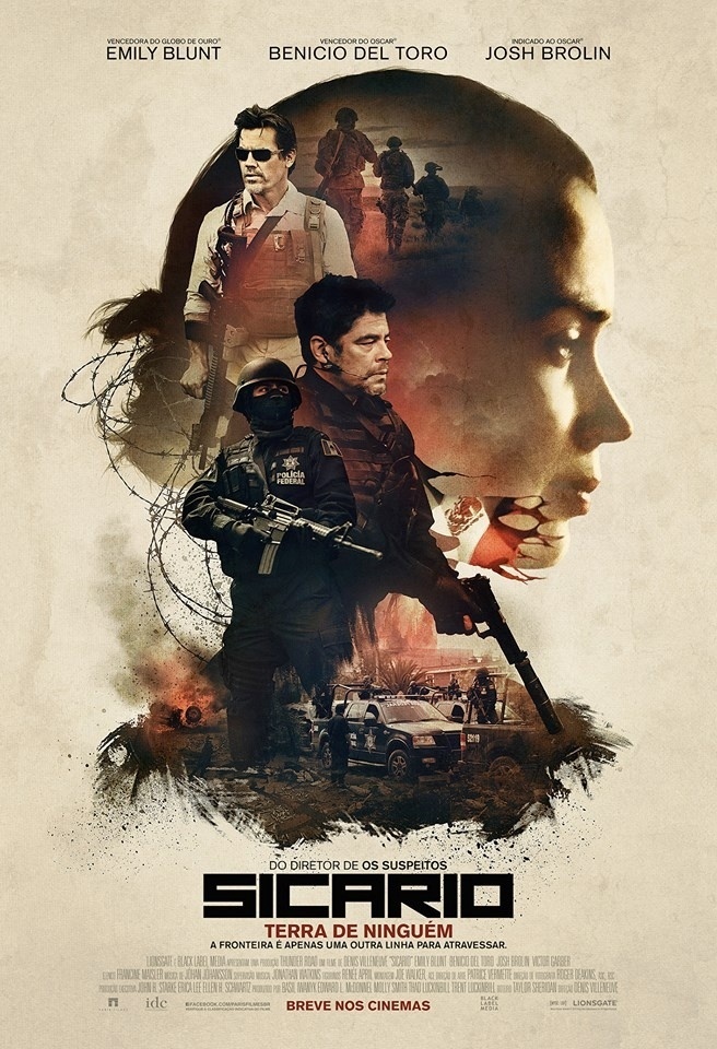 Pôster do filme "Sicario - Terra de ninguém" - Divulgação
