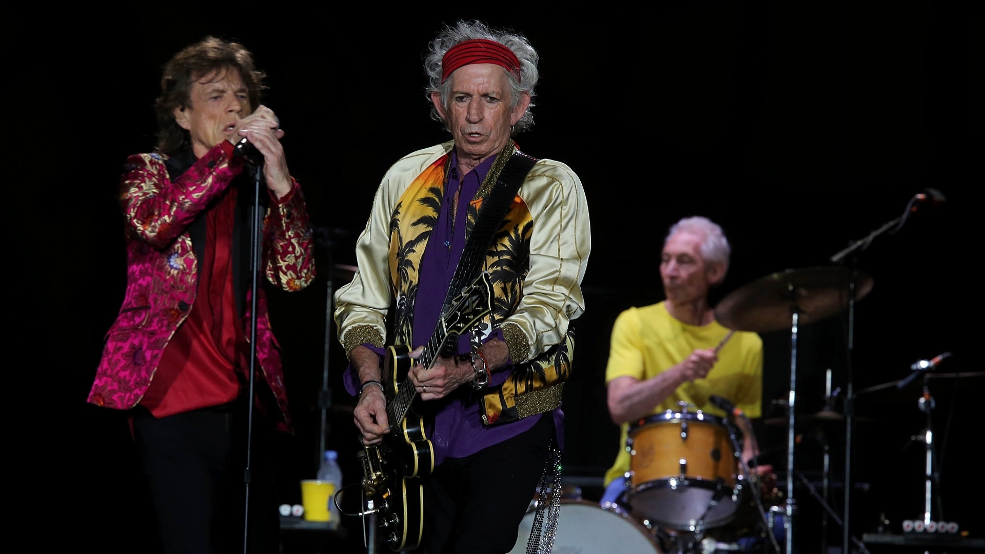 20.fev.2016 - Rolling Stones se apresentam no estádio do Maracanã, no Rio de Janeiro - Júlio César Guimarães/UOL