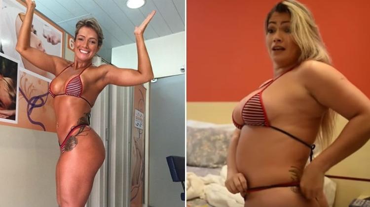 Fani Pacheco veste biquíni de quando pesava 15kg a menos - Reprodução/Youtube - Reprodução/Youtube