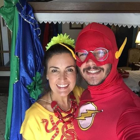 Fantasiados, Fátima Bernardes e Túlio Gadêlha curtem o pré-Carnaval de Pernambuco - Reprodução/Instagram - Reprodução/Instagram