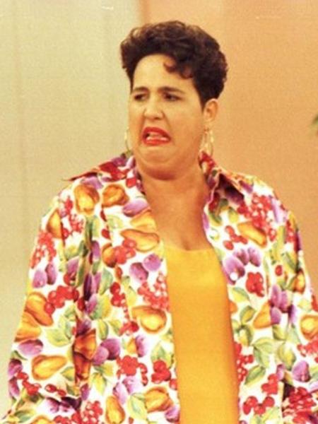 A atriz ganhou grande notoriedade no papel de Edileuza, em "Sai de Baixo", exibido pela TV Globo em 1996 - Reprodução