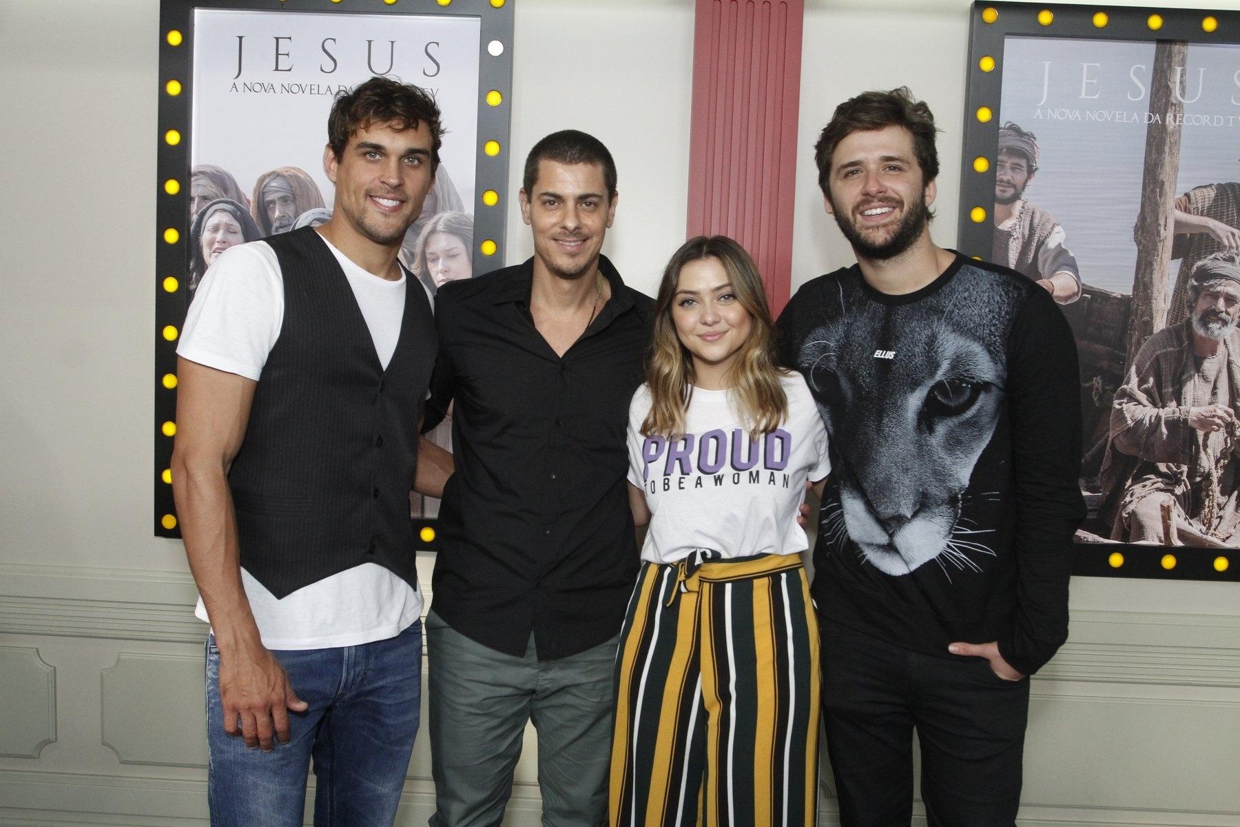 A TV Record reuniu elenco e imprensa para o lançamento de sua novela bíblica, "Jesus" - Thyago Andrade/Brazil News