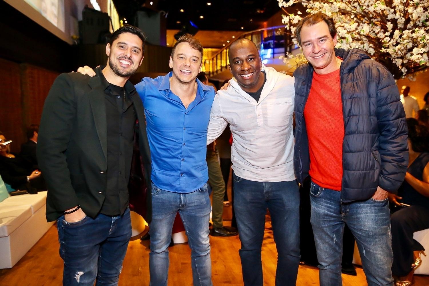 Ex-BBBs Dan Dan, Rogério, Paulo André e Thyrso - Manuela Scarpa/Brazil News