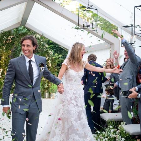 Brad Falchuk e Gwyneth Paltrow se casaram em 2018 - Reprodução/Instagram