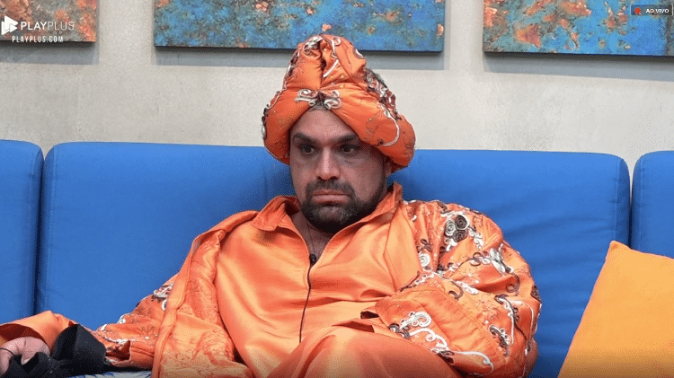 Evandro Santo em "A Fazenda 10" - Reprodução/Play Plus - Reprodução/Play Plus