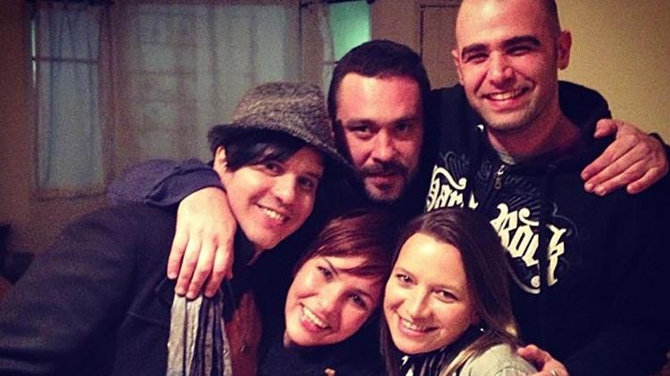 Rubinho Cabrera (careca) em encontro dos ex-integrantes do Trem da Alegria - Reprodução/Instagram - Reprodução/Instagram