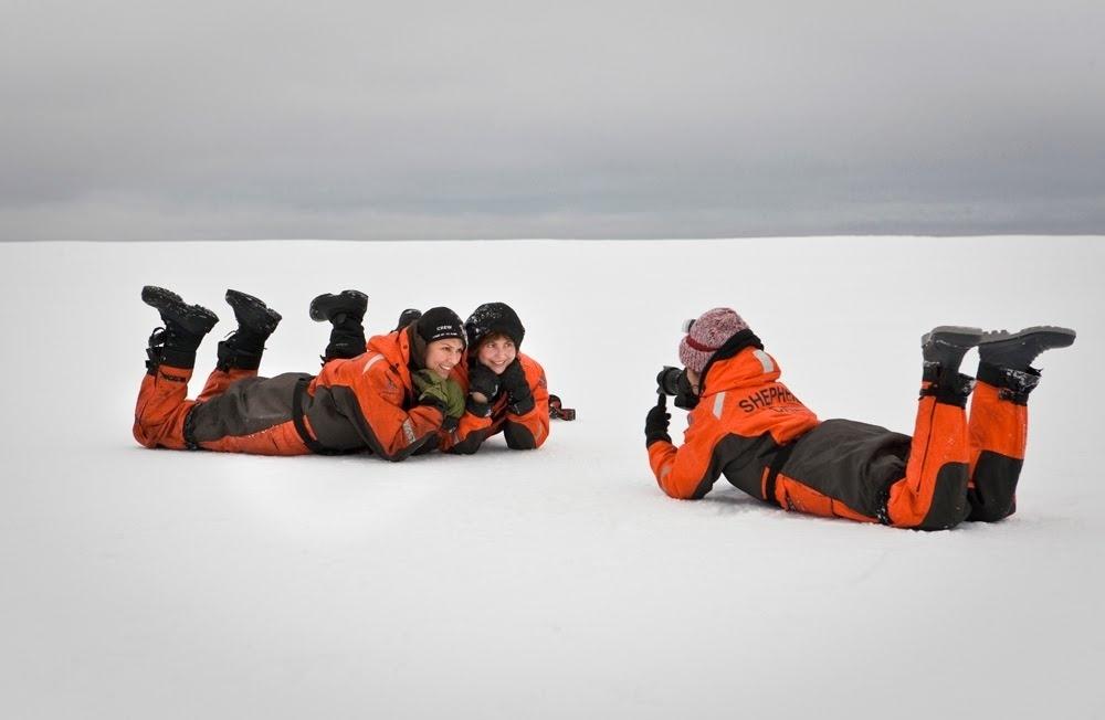 Em expedição na Antártida com colegas da Sea Shepherd - Divulgação