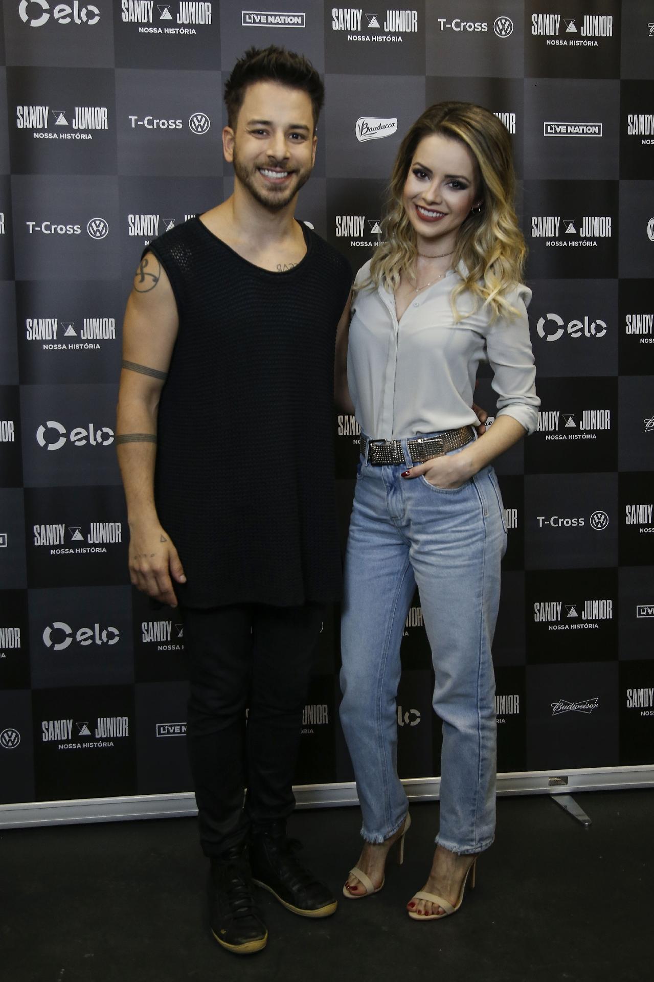 Sandy e Junior posam em coletiva de imprensa antes de show no Rio de Janeiro - Júlio César Guimarães/UOL