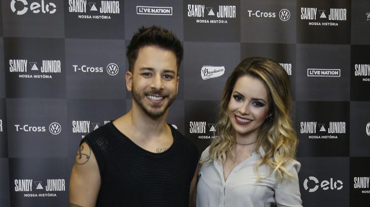 Sandy e Junior posam em coletiva de imprensa antes de show no Rio de Janeiro - Júlio César Guimarães/UOL - Júlio César Guimarães/UOL
