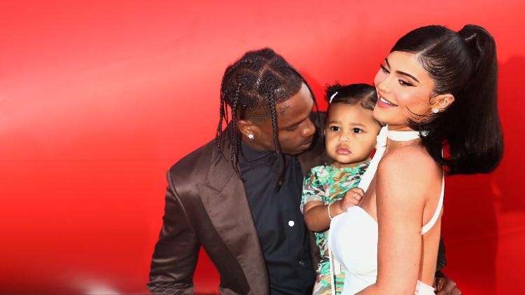 Kylie Jenner, Stormi e Travis Scott vão a evento na Califórnia - Tommaso Boddi/Getty Images - Tommaso Boddi/Getty Images