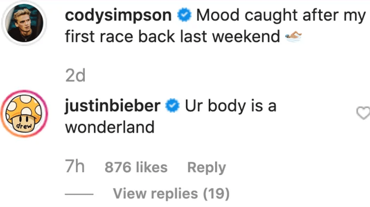 Cody  - Reprodução/Instagram - Reprodução/Instagram