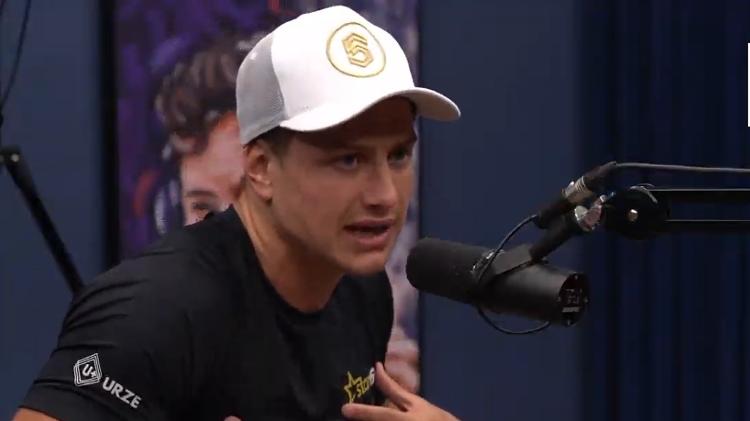 Lucas Gallina no Flow Podcast - Reprodução/Youtube - Reprodução/Youtube