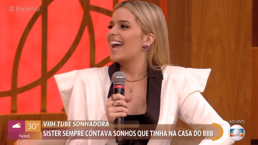 Viih Tube no "Encontro com Fátima Bernardes" - Reprodução / TV Globo