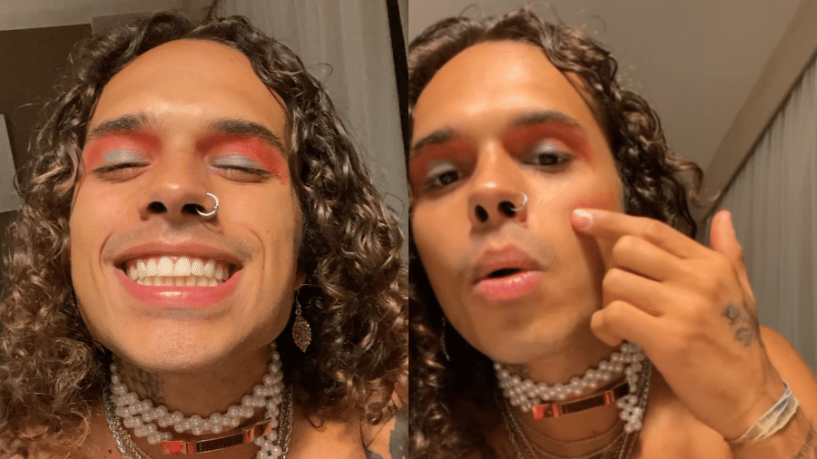 Vitão fala sobre usar maquiagem - Instagram